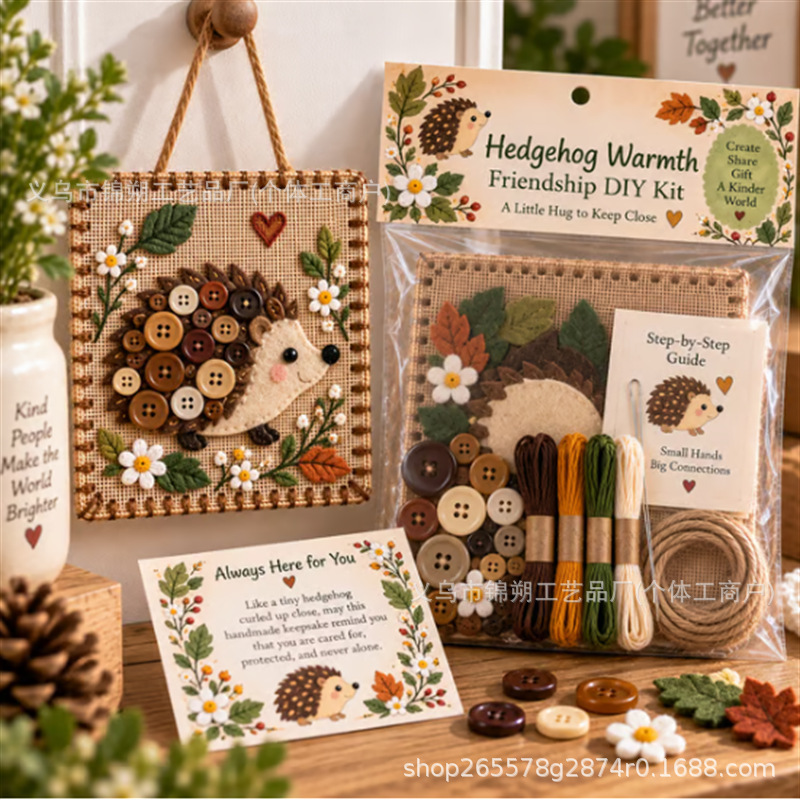 Art Craft Kit - ชุดอุปกรณ์ทำมิตรภาพ DIY แบบพกพา น่ารัก ทันสมัย ชุดงานฝีมือทำมือ