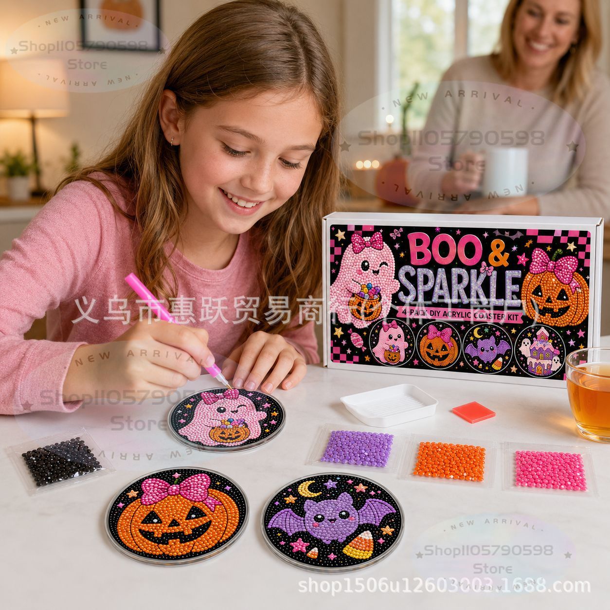 ชุดทำที่รองแก้วเพชรศิลปะสำหรับ - Art Craft Kit บทวิจารณ์และราคา
