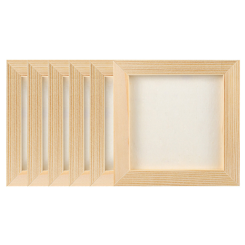 กรอบรูปไม้เนื้อแข็ง 6 ชิ้น สำห - Art And Craft For Nursery บทวิจารณ์และราคา