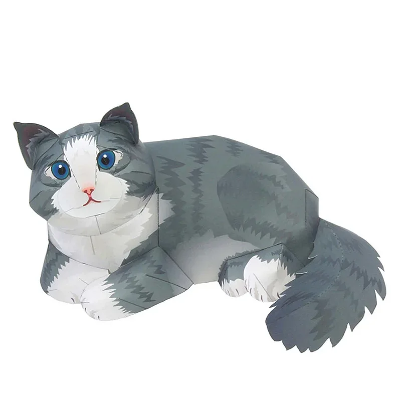 โมเดลกระดาษพับรูปแมวป่านอร์เวย - Art Craft Cardboard บทวิจารณ์และราคา
