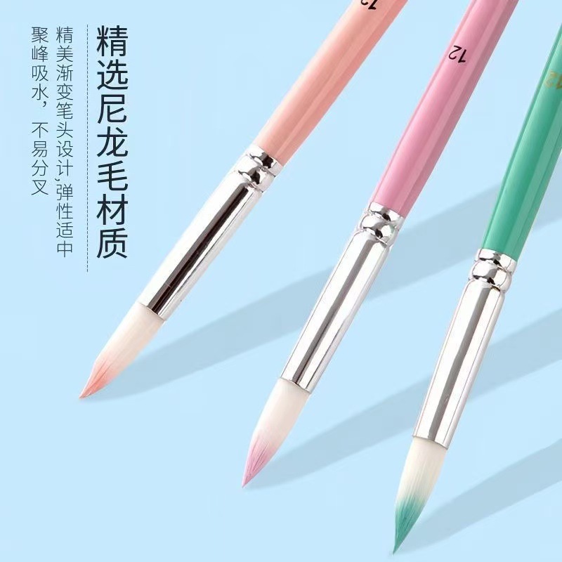 ชุดแปรงวาดภาพ 6 ชิ้น ขนไนลอน ส - Gouache Paint Set บทวิจารณ์และราคา