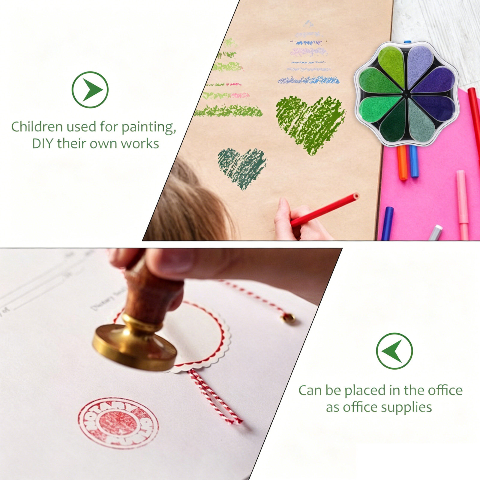แผ่นหมึกสำหรับงานฝีมือ ดีไซน์ก - Art And Craft For Nursery บทวิจารณ์และราคา