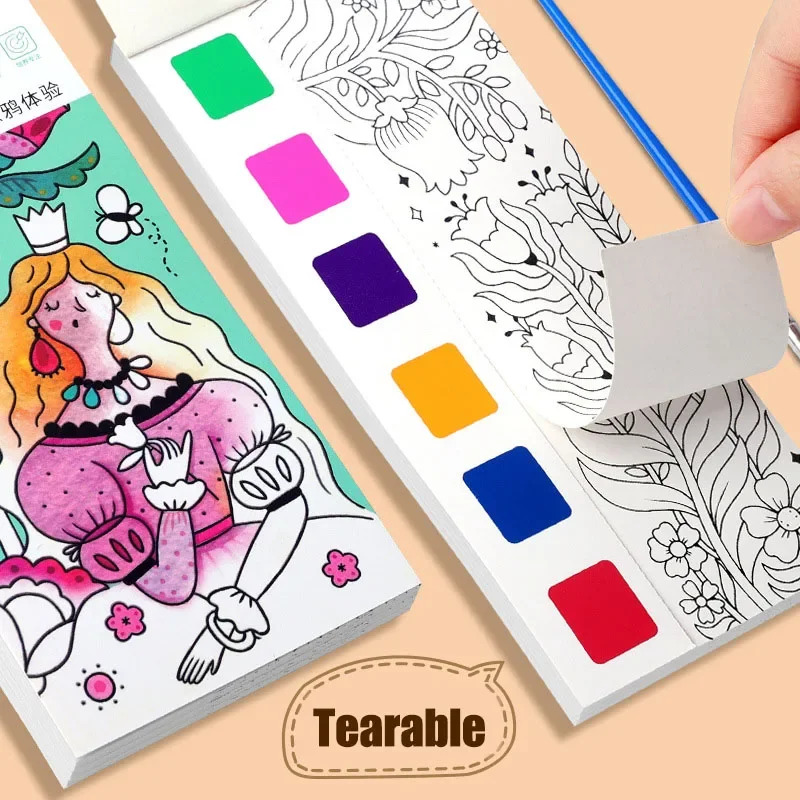 ชุดหนังสือสีน้ำแบบพกพา - 12 แผ - Gouache Paint Set บทวิจารณ์และราคา