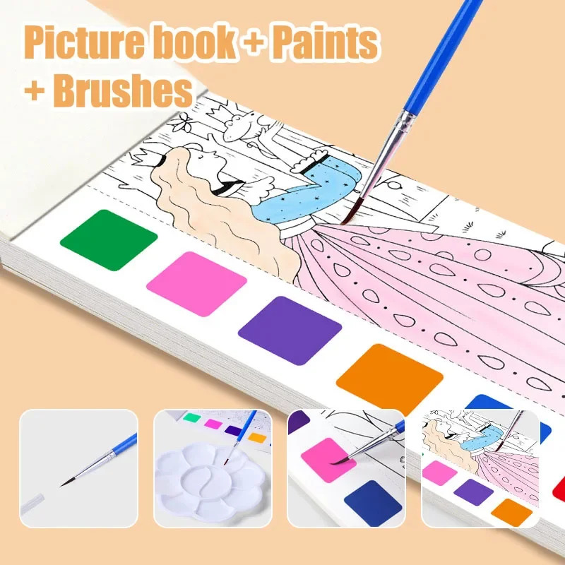 ชุดหนังสือสีน้ำแบบพกพา - 12 แผ - Gouache Paint Set บทวิจารณ์และราคา