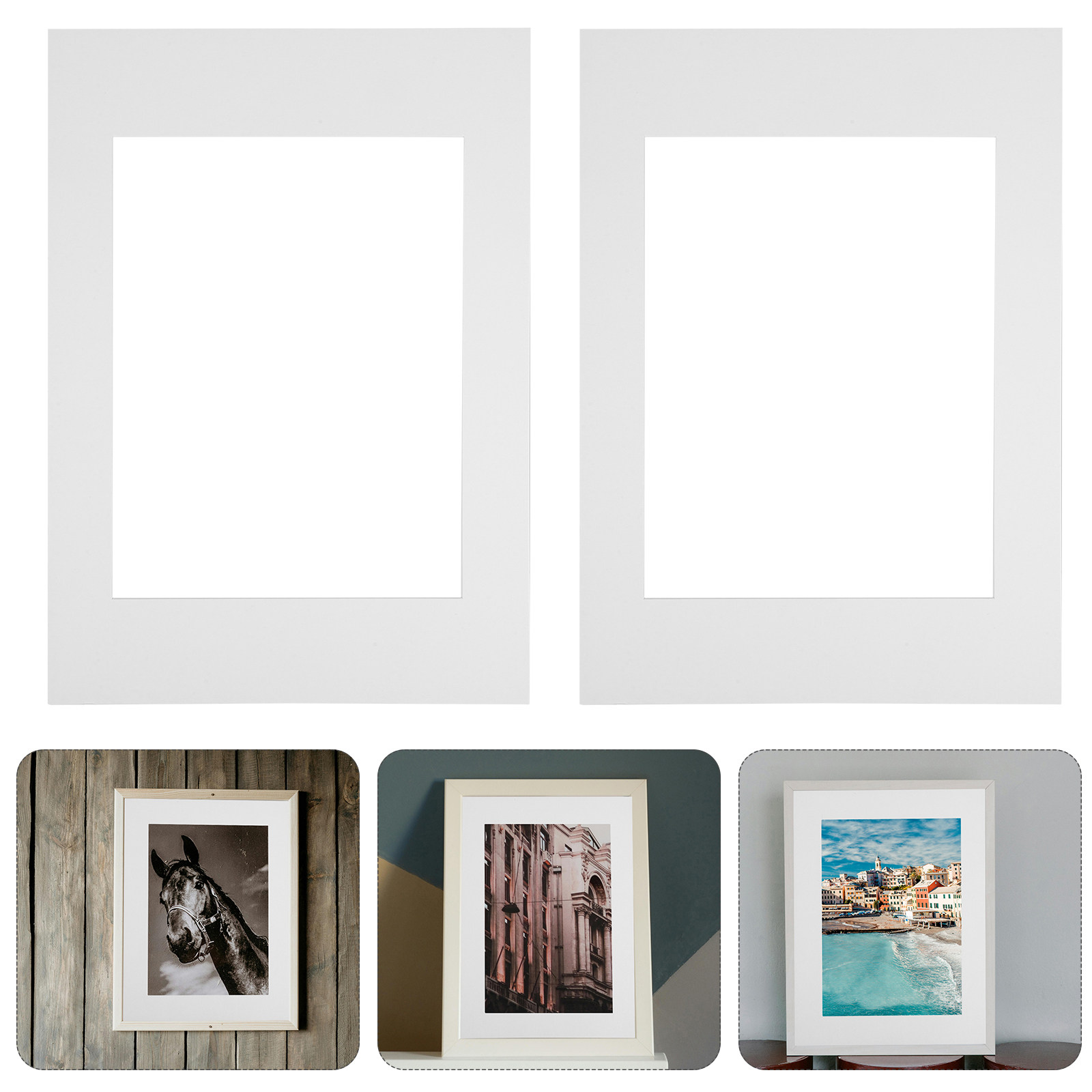10 ชิ้น กรอบรูปกระดาษแข็งสีขาว - Art Craft Cardboard บทวิจารณ์และราคา